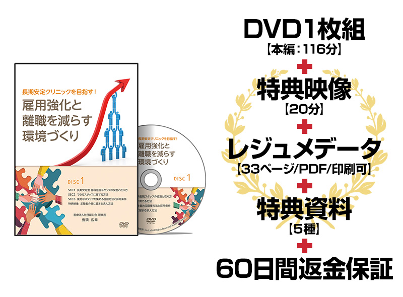 長期安定クリニックを目指す！雇用強化と離職を減らす環境づくり